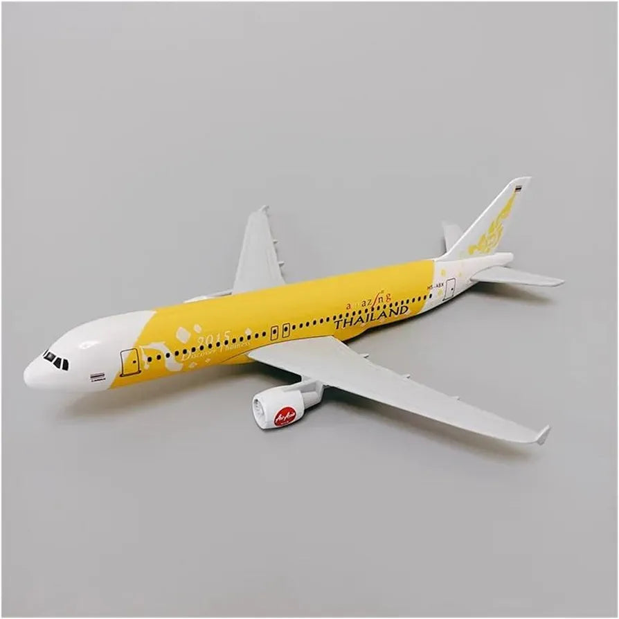 Aircraft THAILAND AIRBUS A380 Passenger Aircraft Plane Diecast Airplane Model 16cm Diecast Airplane Model Plane Aircraft Yellow 16cm No 118.