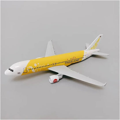 Aircraft THAILAND AIRBUS A380 Passenger Aircraft Plane Diecast Airplane Model 16cm Diecast Airplane Model Plane Aircraft Yellow 16cm No 118.