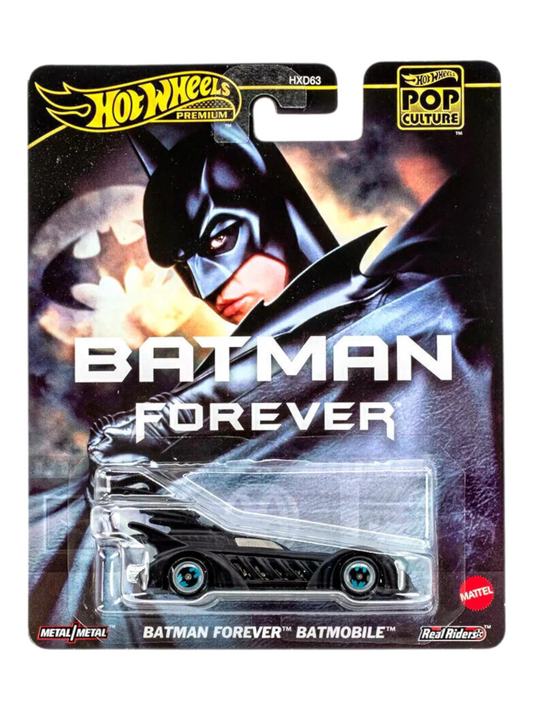 HotWheels Pop Culture Batman Forever Batmobile Imported Premium 1:64 Scale (Creased Card)