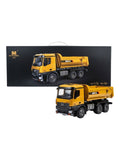 Huina Toys 1582 All-Metal Professional RC Dump Truck 2026 Model with 10 Functions– Heavy Duty 2.4 GHz Remote Control Construction Truck 1:14 Scale
