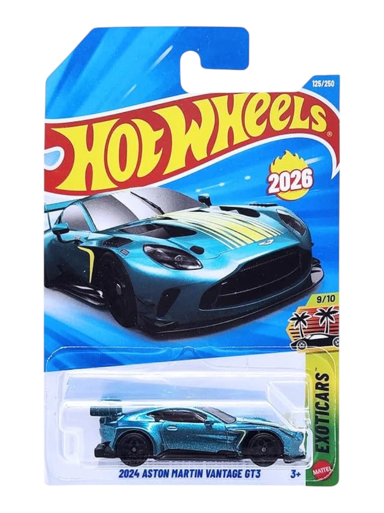 Hotwheels 2024 Aston Martin Vantage GT3 imported mainline 1:64 Scale