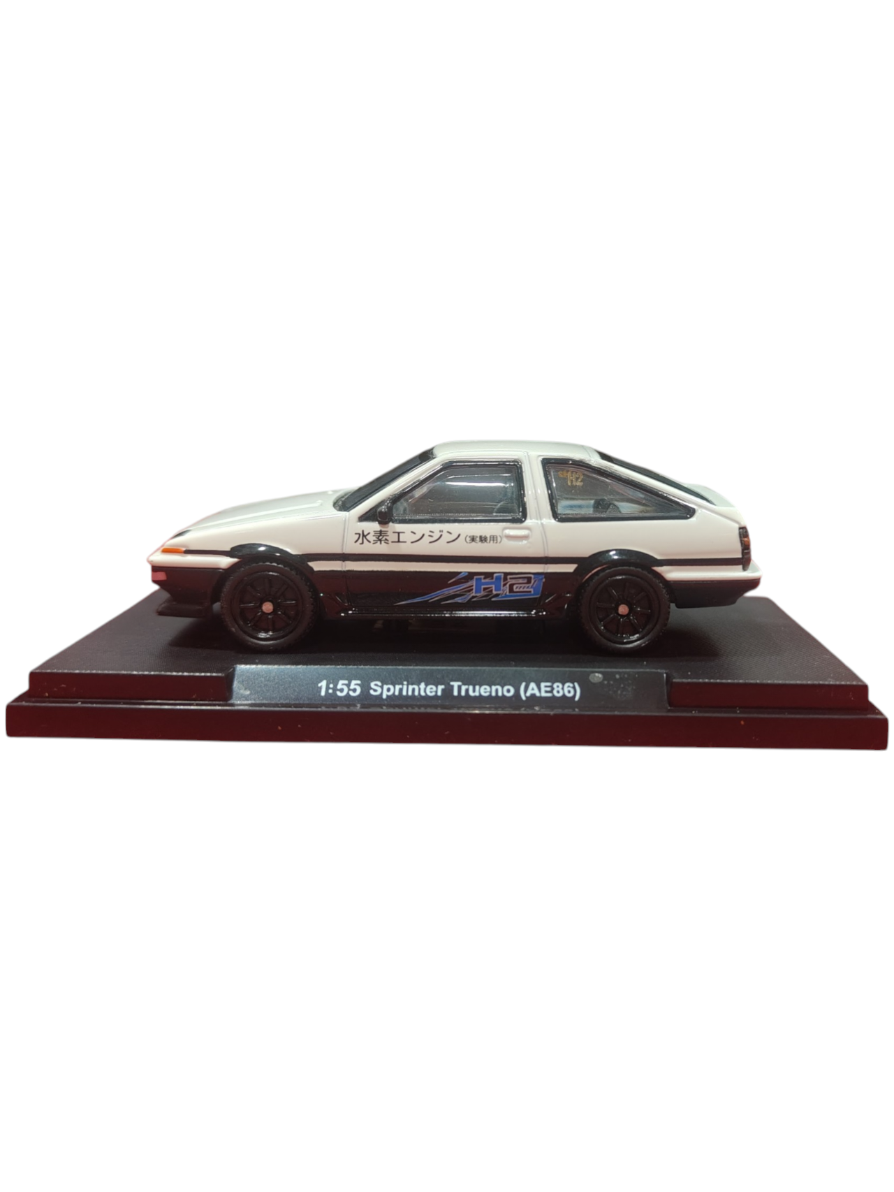 CCA Toyota ae86 sprinter Die-cast scale model car 1:55 Scale with acrylic case