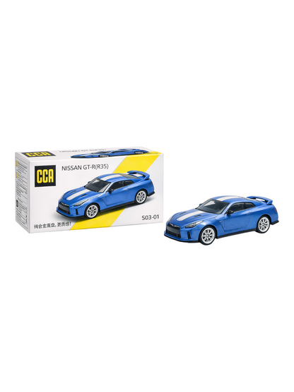 CCA Nissan GT-R (R35) Blue 1:64 Scale Diecast Model S03-01
