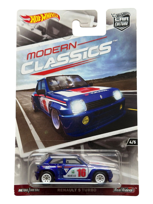 HotWheels Car Culture Modern Classics Renault 5 Turbo Imported Premium 1:64 Scale