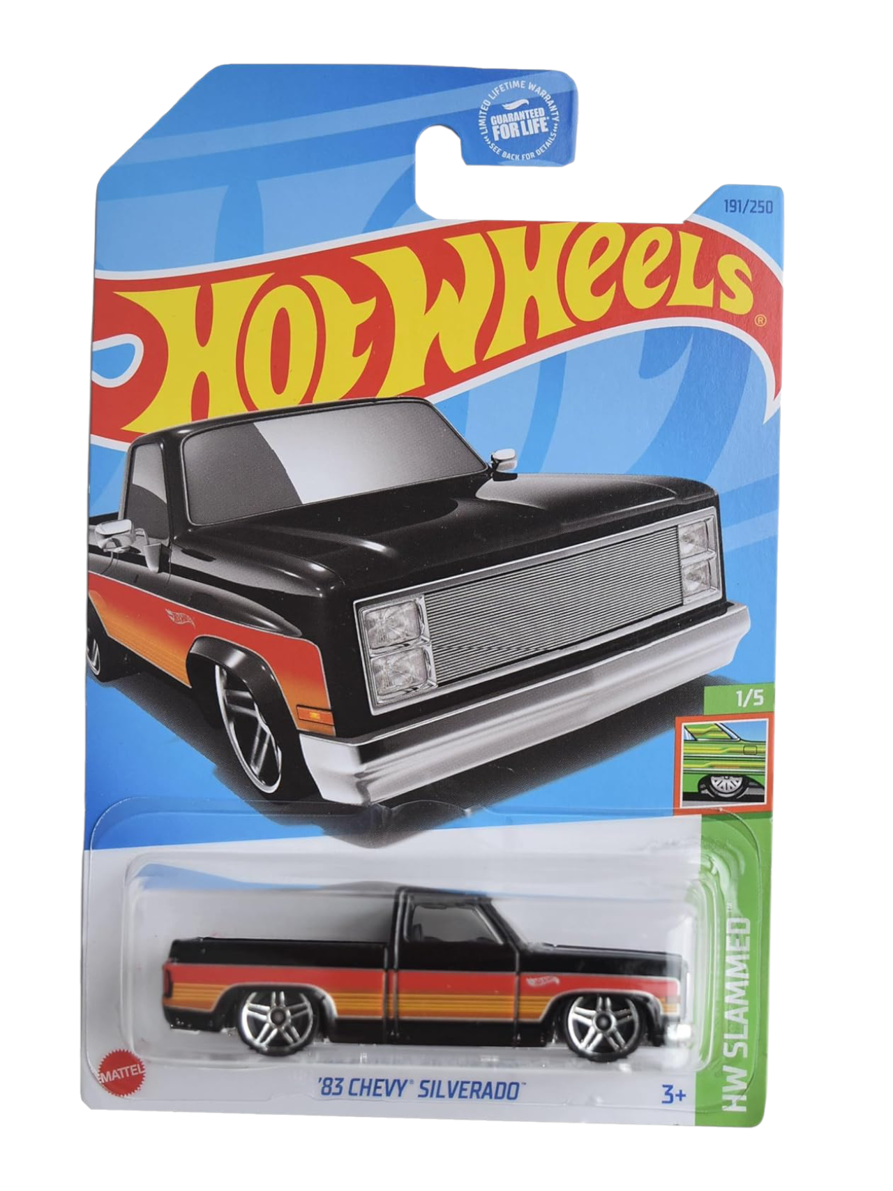 Hotwheels 83 Chevy Silverado Imported Mainline 1:64 Scale HKJ06-N7C5