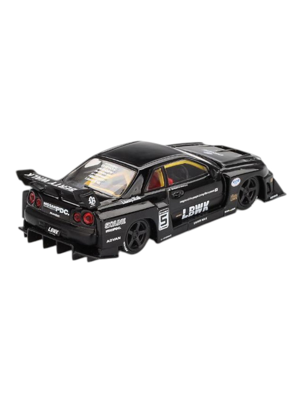 Mini GT Nissan LB-ER34 Super Silhouette (Skyline Black