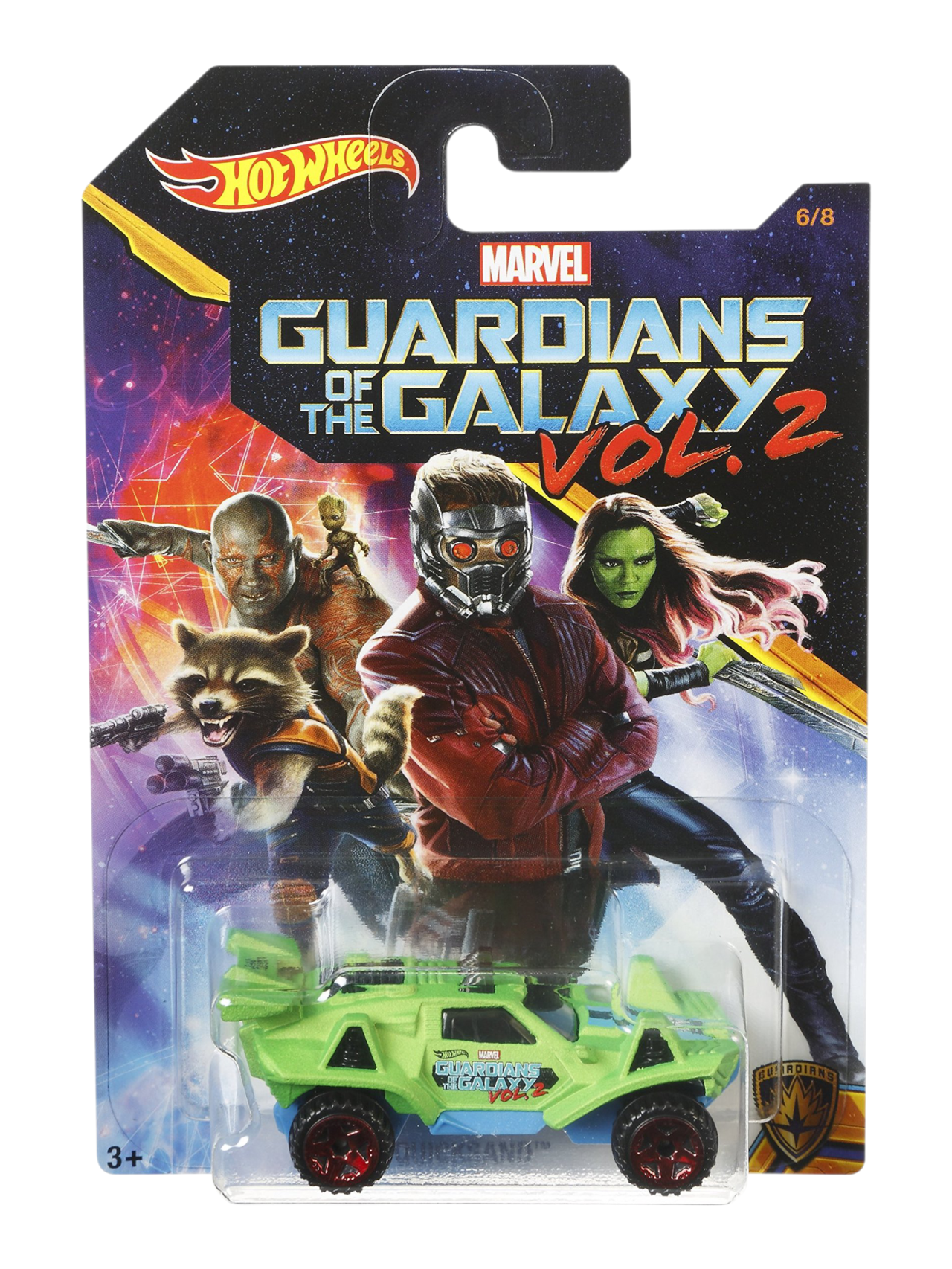Hotwheels Guardians of the Galaxy Vol.2 Quicksand Imported Card Art 1:64 Scale