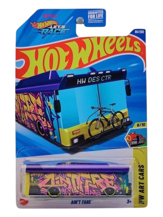 HotWheels HW Art Cars Ain't Fare Imported Mainline 1:64 Scale