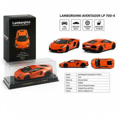 Kyosho Lamborghini Aventador Lp 700-4 Imported 1:64 Scale