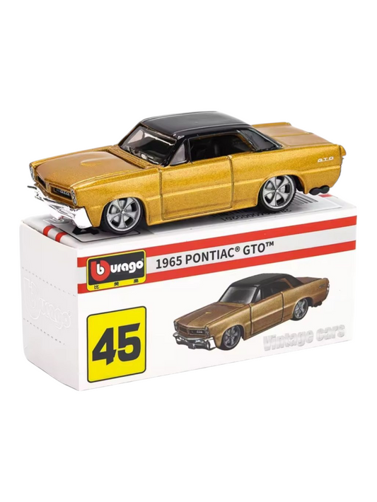 Bburago Vintage Cars 1965 Pontiac GTO 1:64 Scale