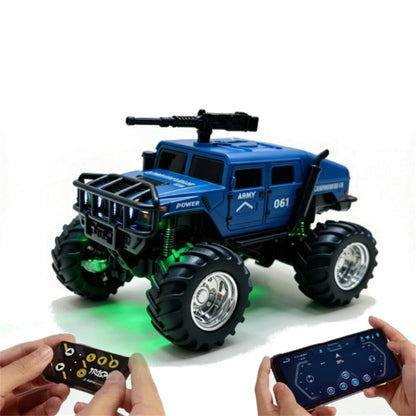 TRASPED Mini RC Crawler 1:64 Scale – Random Assortment | 2.4GHz Remote Control | LED Lights