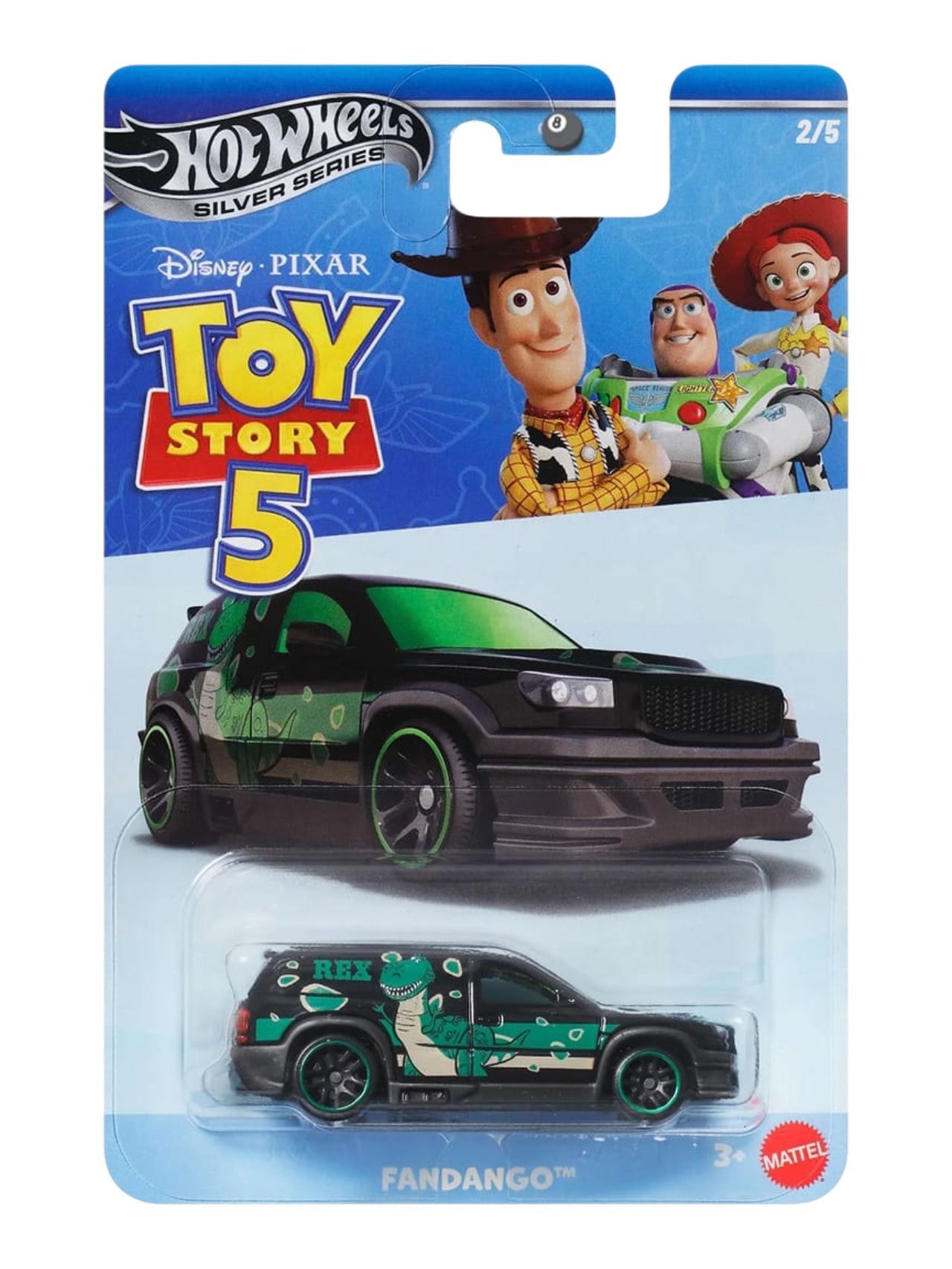 HotWheels Silver Series Disney Pixar Toy Story 5  Set of 5 Imported Mainline Card Art 1:64 Scale ( Code - 952M )