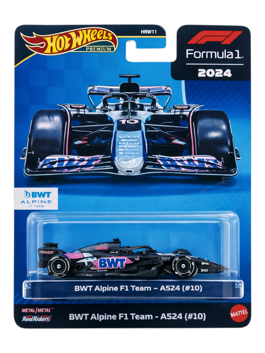 Hotwheels BWT Alpine F1 Team - A524 (No.10) Premium Imported 1:64 Scale 2024