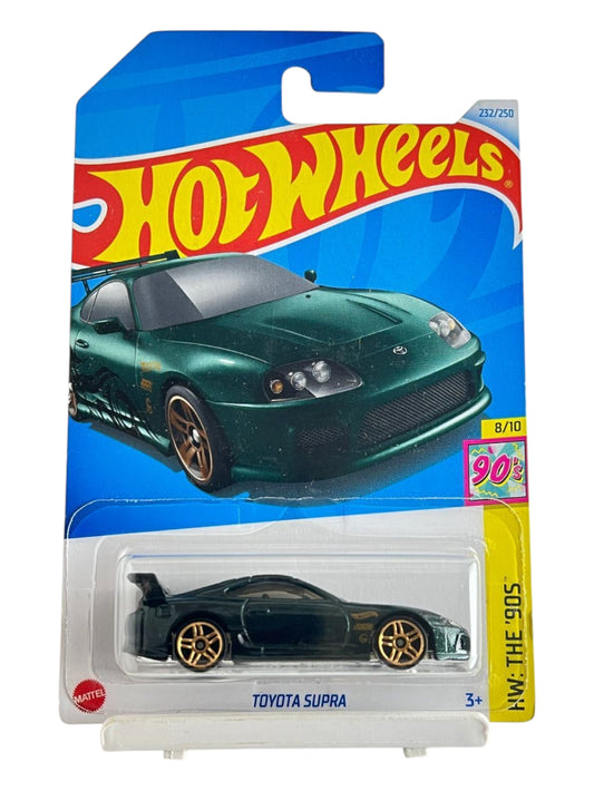 HotWheels Toyota Supra (Green) Imported Mainline 1:64 Scale