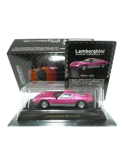 Kyosho CVS Mini Car Collection Vol. 55 Secret Lamborghini 4 Miura Jota Purple Metallic 1:64 Scale