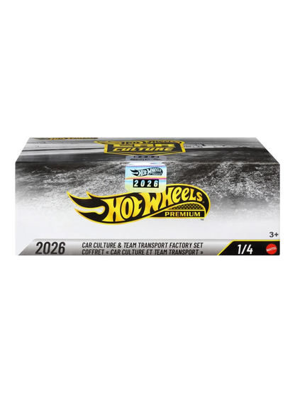 Hot Wheels 2026 Premium Car Culture & Team Transport Factory Set 1/4 NEW SEALED Asst. HJV98