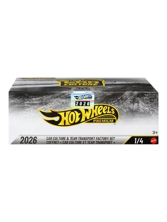 Hot Wheels 2026 Premium Car Culture & Team Transport Factory Set 1/4 NEW SEALED Asst. HJV98
