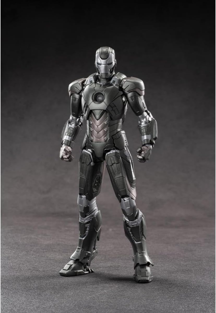 ZD Toys Marvel Studios Iron Man MK14 1:10 Scale Non-Light-Up Action Figure | Iron 3 Collectible with Interchangeable Hands & Effect Parts | Model 1906-14