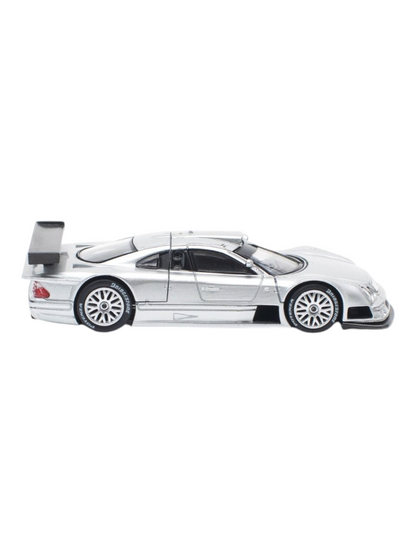 Pop Race Mercedes-Benz AMG CLK GTR-Silver PR640158 1:64 Scale