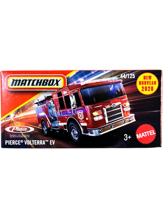 Matchbox Power Grabs - Pierce Volterra EV - 1:64 Scale no-44