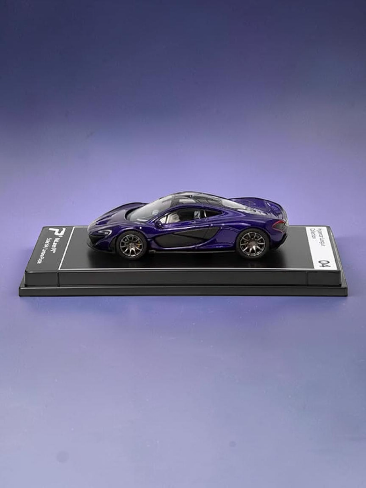 Postercars Hypercar League Collection Mclaren p1 1:64 Scale / Lantana purple (No 04)