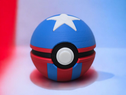 Pokemon pokeball 3D Printed Fast Ball | Anime Inspired Collectible Display Case