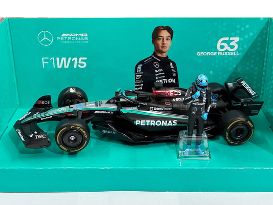 Bburago F1w15 Mercedes-AMG No 63 George Russell 1:24 Scale Diecast Model Car