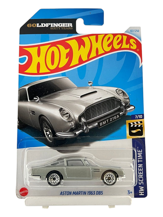 HotWheels Goldfinger Sixty Years Aston Martin 1963 DB5 1:64 Scale