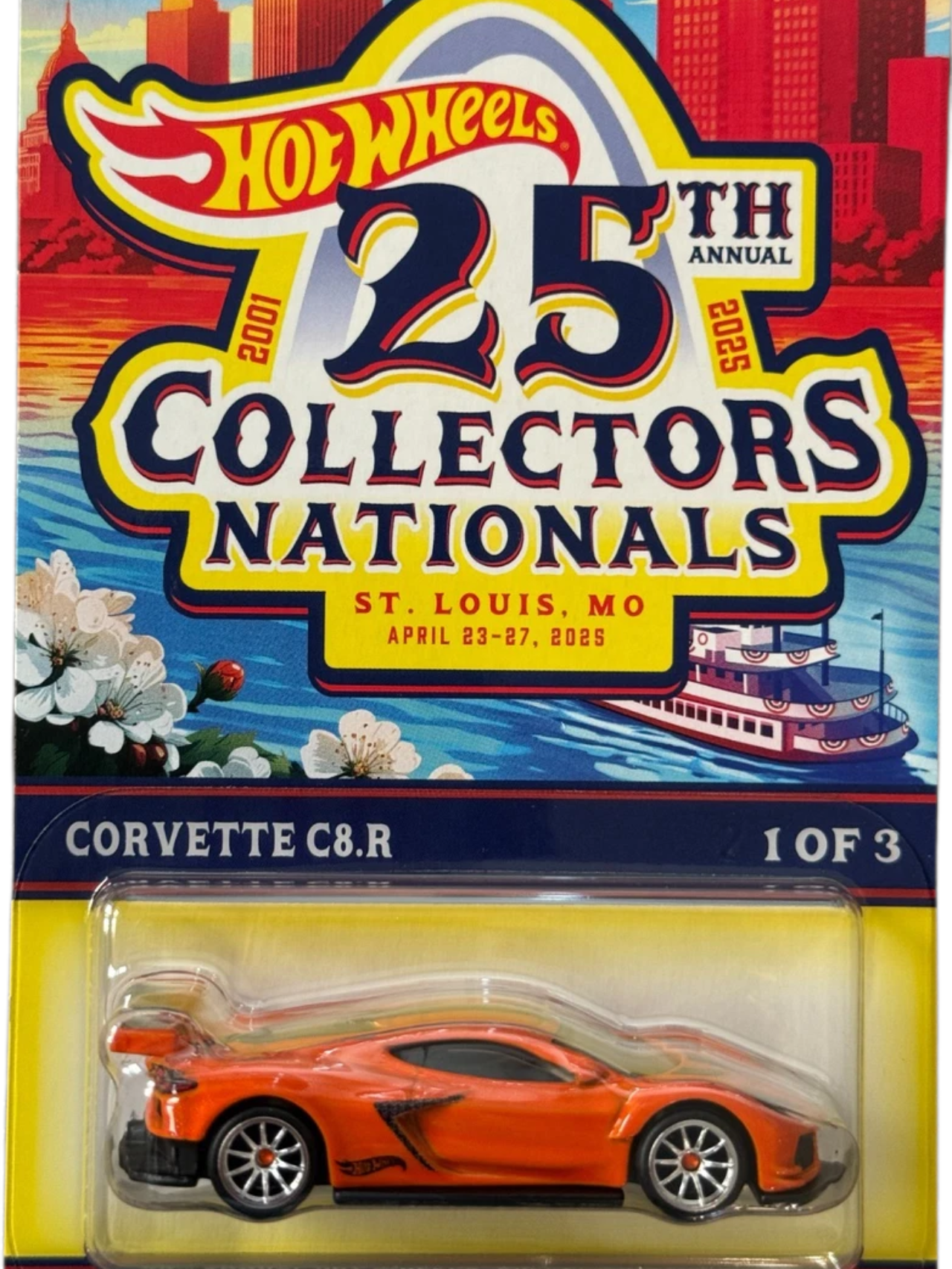 HotWheels RLC 25th Annual Hot Wheels Collectors Nationals Corvette C8.R Imported 1:64 Scale