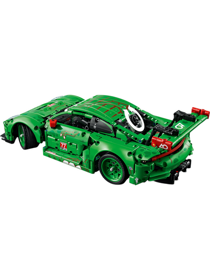 LEGO Technic Porsche 911 GT3 R Rexy AO Racing Car - Model Car Building Kit for Kids 1313 pcs