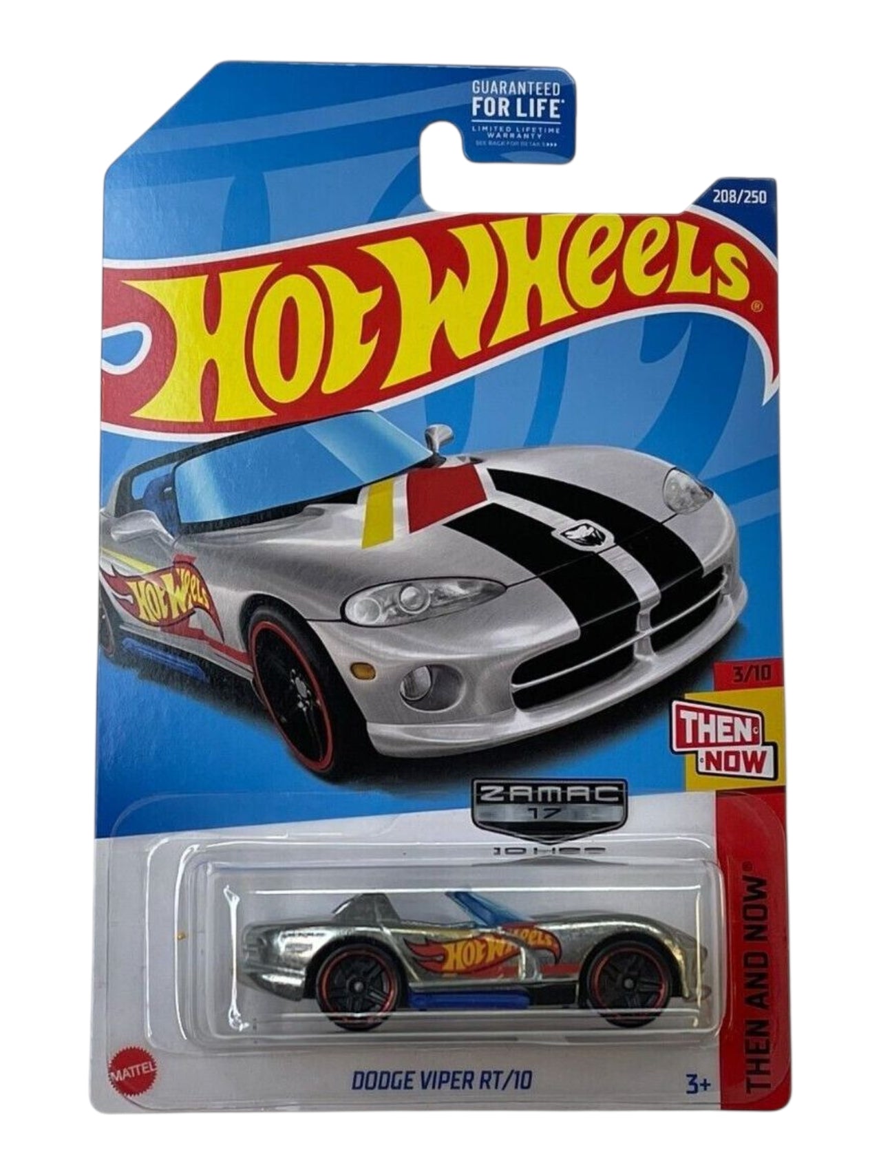 Hotwheels 'Dodge Viper RT/10'(ZAMAC Edition) Imported Mainline 1:64 Scale