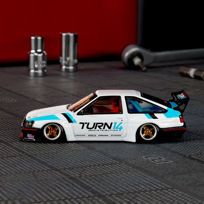 HotWheels Elite 64 Toyota Corolla Levin (AE86) Custom Imported Premium rlc 1:64 Scale (With Protector)