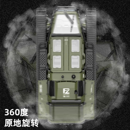 JJRC Ripsaw EV3-F4, 2.4Ghz Remote Control Crawler High Speed Tank, Off-Road RC Tracked Vehicles 360°Pirouette Drifting Car 2×1.5V Battery ( Not Included ),USB Charger included 1:16 Scale