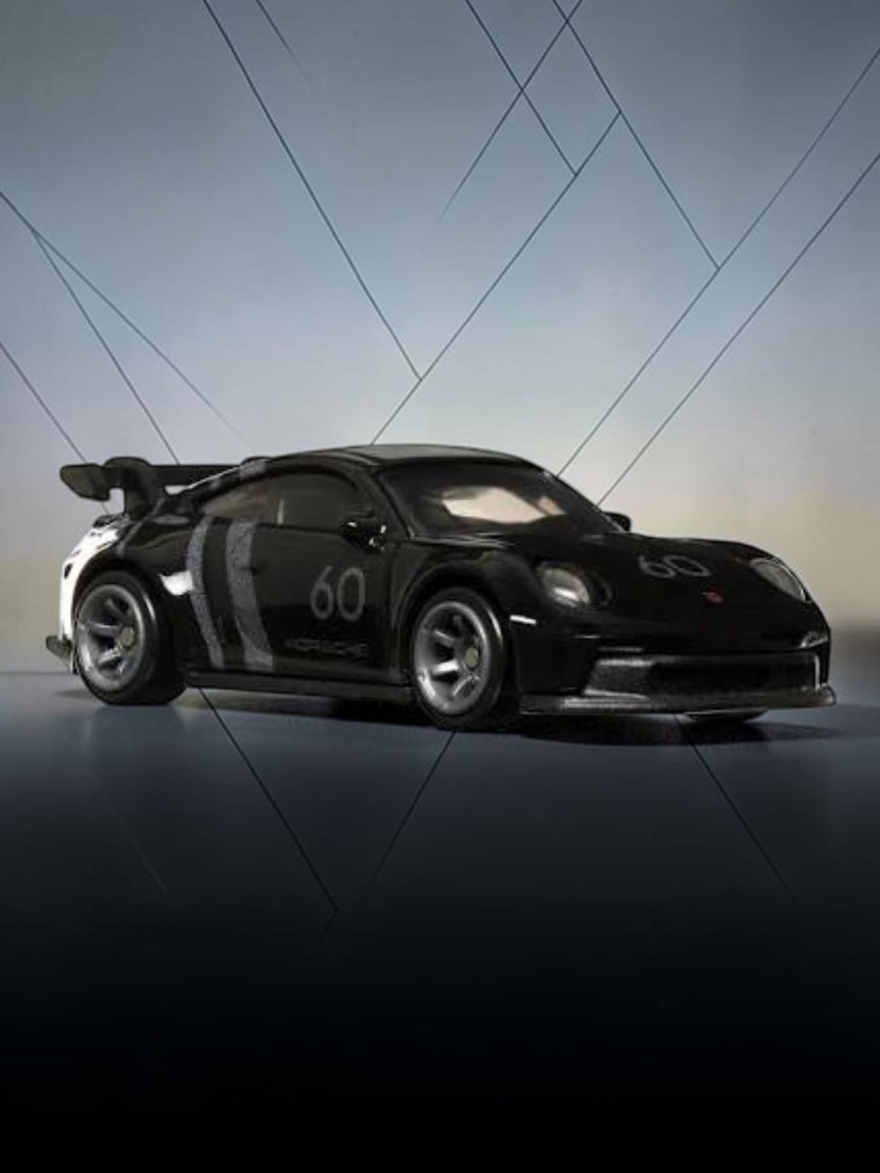 Hotwheels Premium Car Culture 2023 Speed Machines - Porsche 911 GT3 (Black) - 0/5 Chase 1:64 Scale