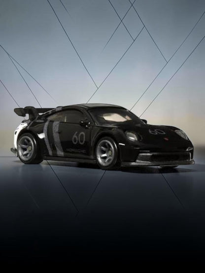 Hotwheels Premium Car Culture 2023 Speed Machines - Porsche 911 GT3 (Black) - 0/5 Chase 1:64 Scale