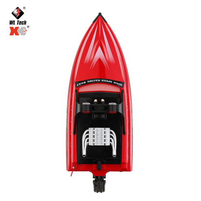 Jet ship WL917 RC 16km/H RC Boat 2.4GHz Remote Control Boats RED O0N2