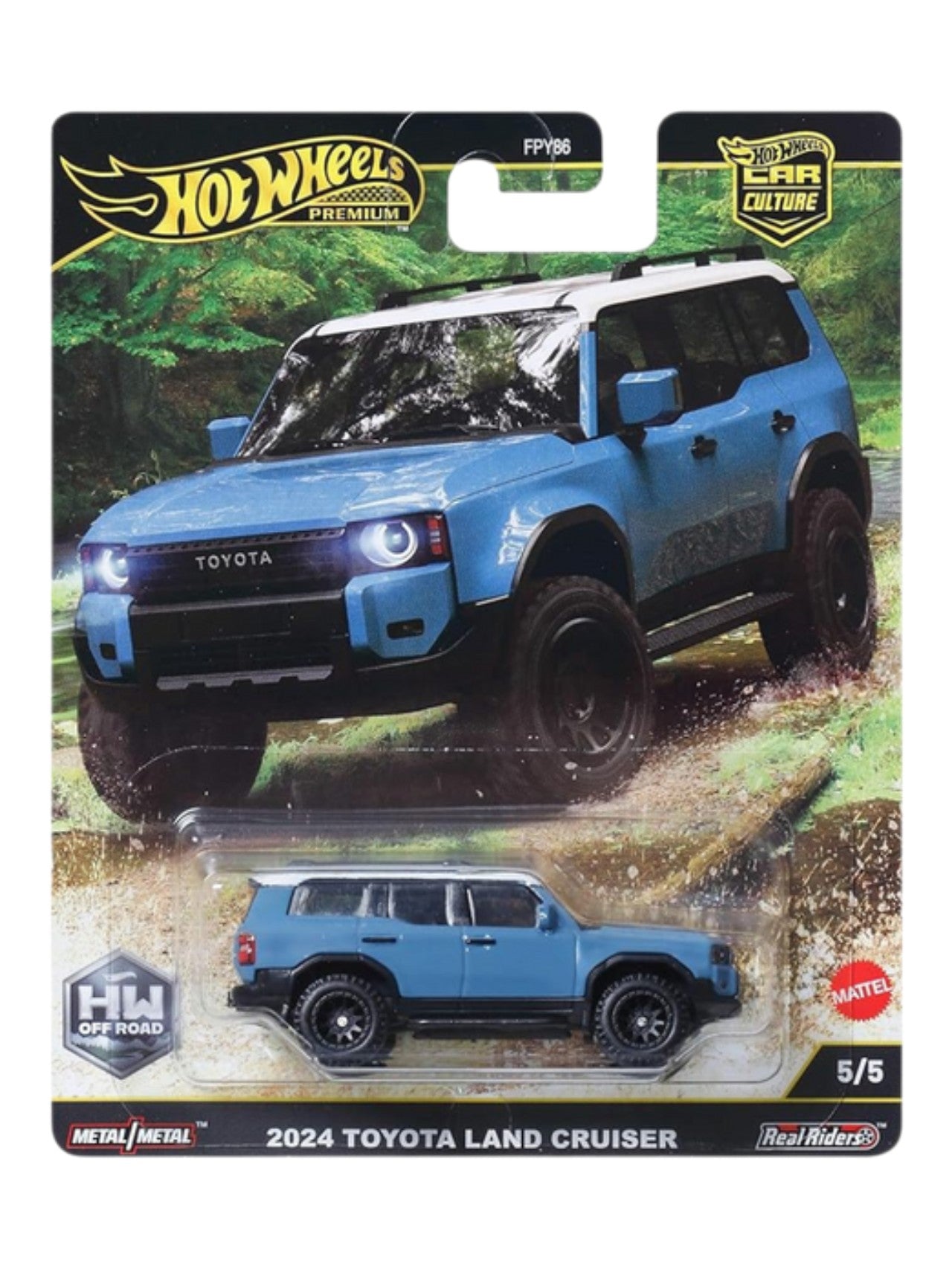 HotWheels Off Road 2024 Toyota Land Cruiser Imported Premium 1:64 Scale