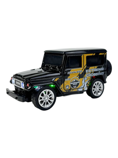 Mini Ric Car Toyota FJ Desktop R/C Speed Regulating Alloy Model Car 1:64 Scale
