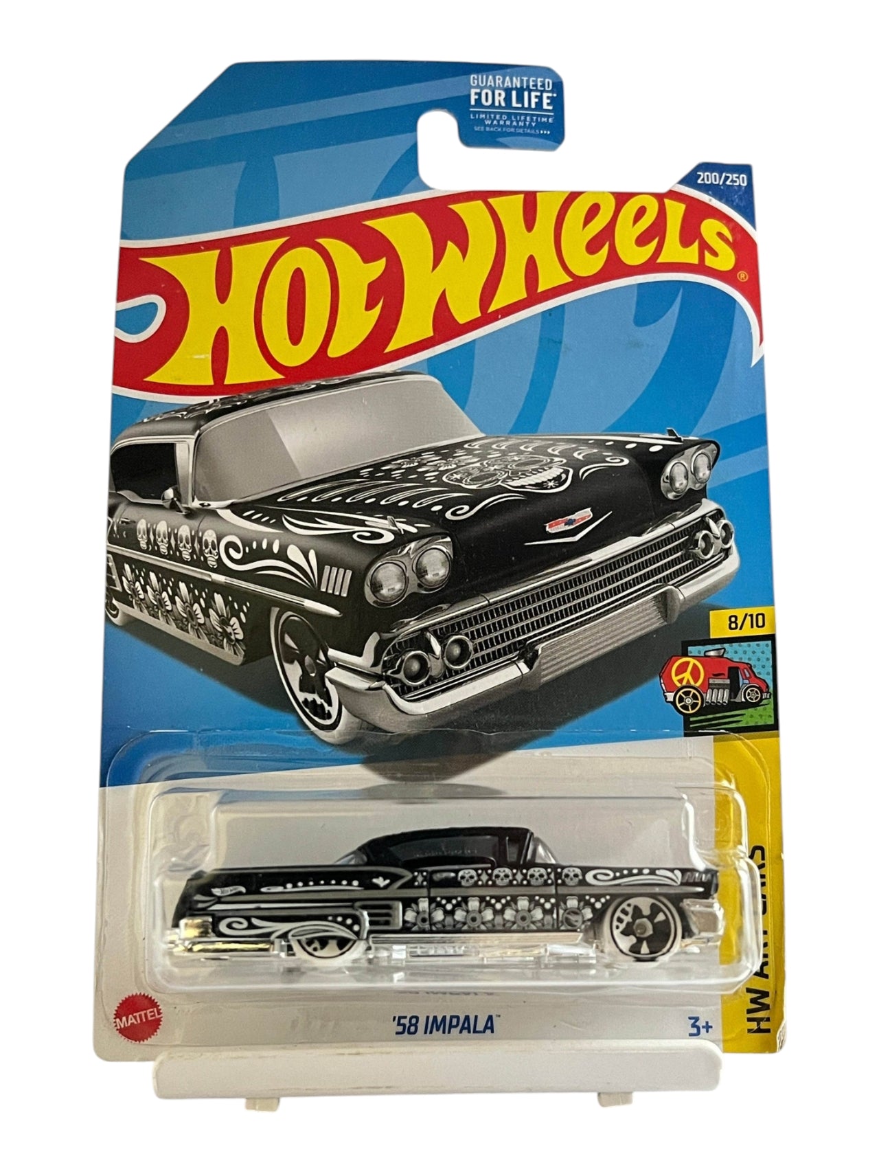Hotwheels '58 Impala' ( Treasure hunt )Imported Mainline (with protector) 1:64 Scale