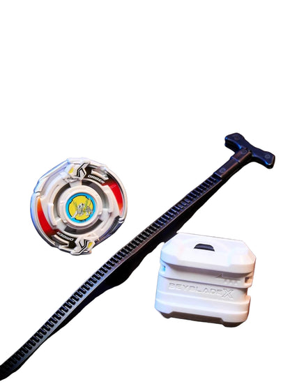 Beyblade X X-Over Project Driger Slash 4-80P Starter Pack Set with Takara Tomy Balance Type Top and Launcher,