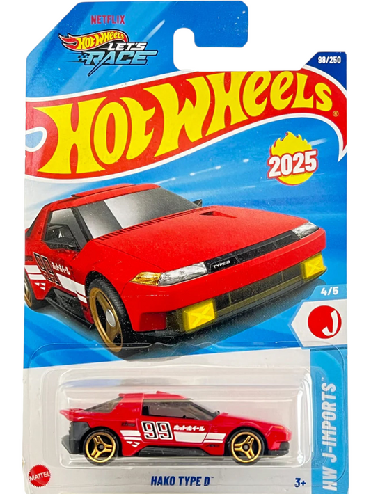 Hotwheels Hako Type D Imported Mainline 1:64 Scale HYX80-N7C5