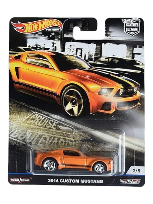 HotWheels 2014 Custom Mustang Imported Premium 1:64 Scale