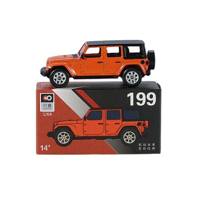 XCarToys Die Cast 1:64 (P00087) – Jeep Wrangler No 199 Imported 1:64 Scale