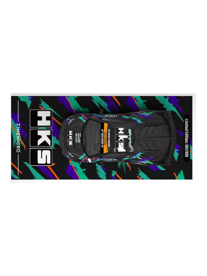 Time Micro Lamborghini Aventador GT EVO HKS Livery 1:64 Scale (With Acrylic Case)