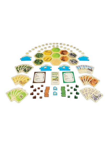 Catan Board Game for Family 3 to 4 Players Main Base Game Strategy & War Board Game