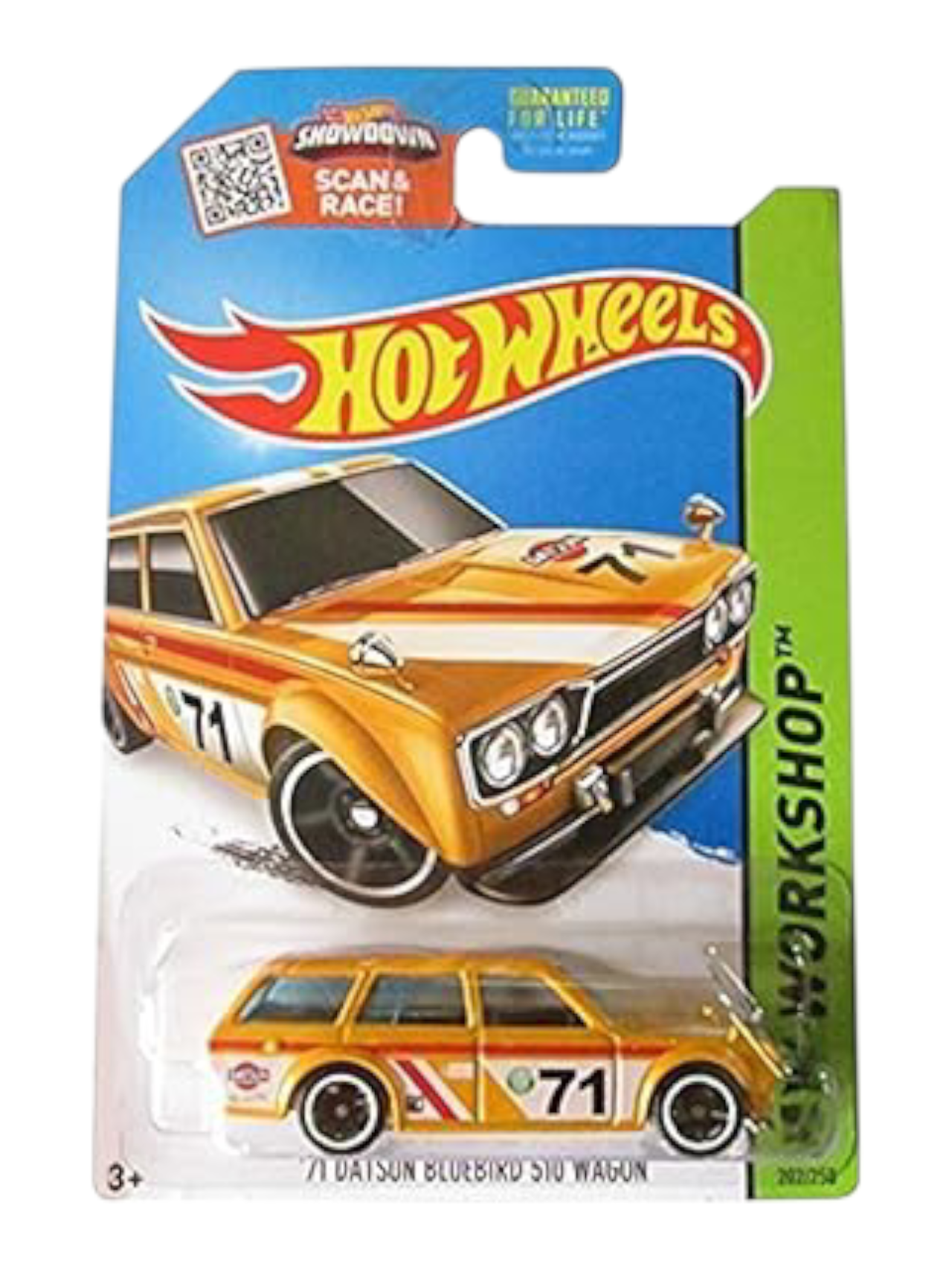HotWheels 71 Datsun Bluebird 510 Wagon Imported Mainline 1:64 Scale