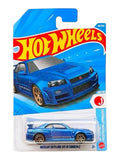 HotWheels "Nissan Skyline GT-R(BNR34) Imported Mainline 1:64 Scale