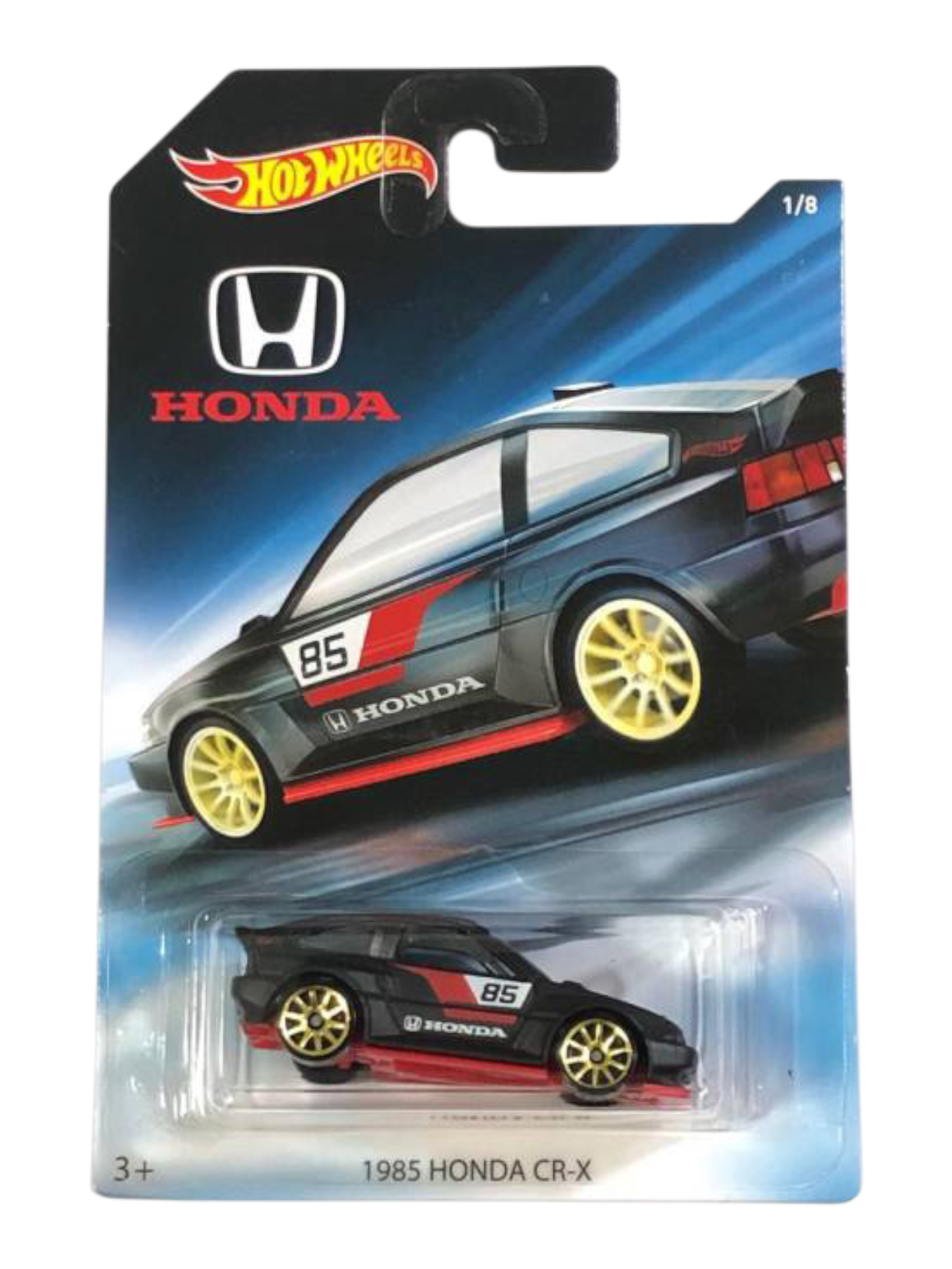 HotWheels 1985 Honda CR-X Imported Mainline 1:64 Scale