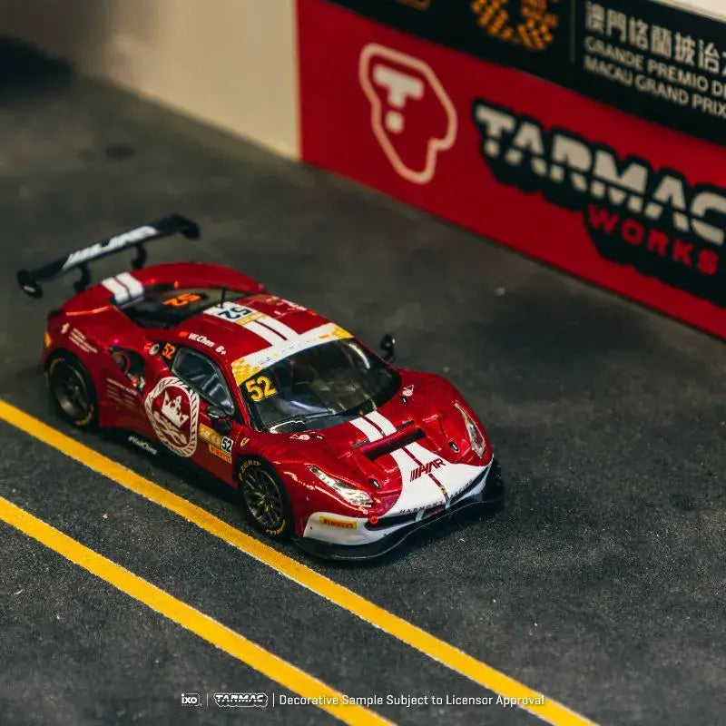 Tarmac works ferrari 488 gt3 1:64 Scale (with acrylic case)
