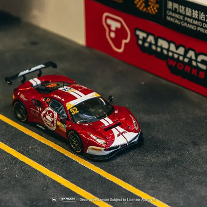 Tarmac works ferrari 488 gt3 1:64 Scale (with acrylic case)
